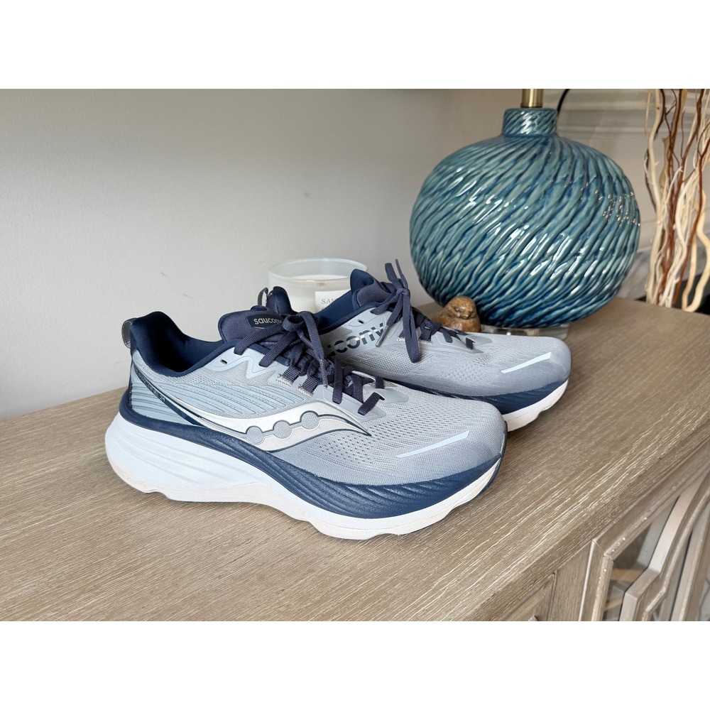 Saucony‎ Hurricane 24 Running Shoes Mens Grey Blue Size 10